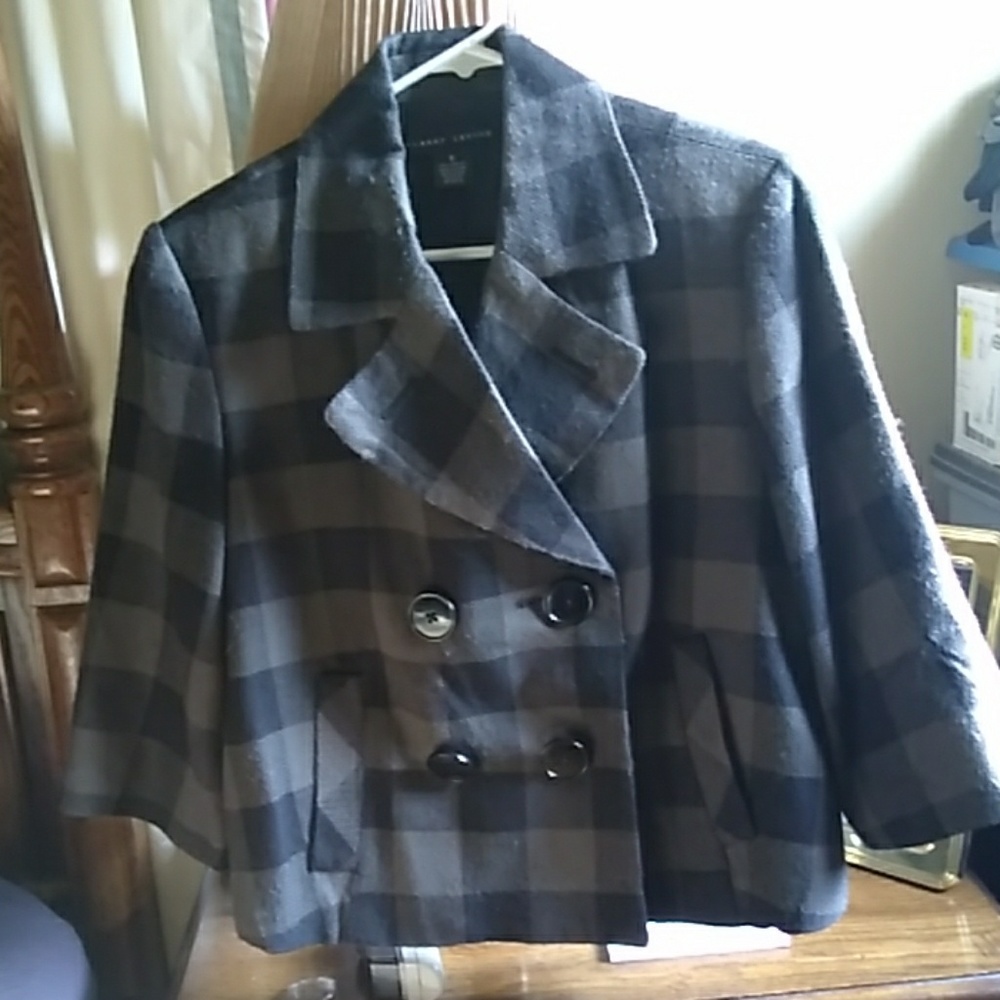1/2 PRICE🔻Larry Levine Oversized Cropped Jacket - Picture 9 of 9